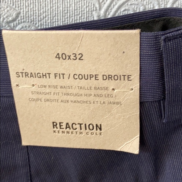 NWT Kenneth Cole Reaction Navy pants - Picture 2 of 4
